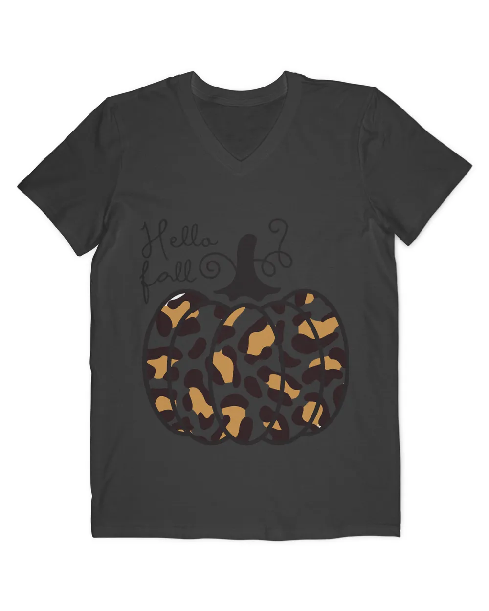 Hello Fall Theme Cheetah Pumpkin Leopard Women Teen Girls