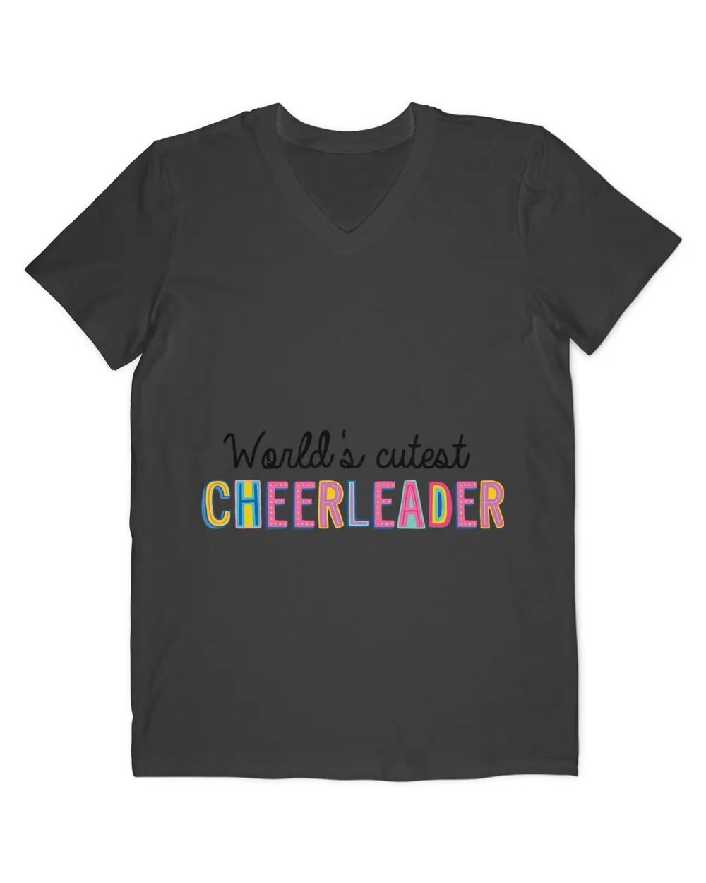 Worlds Cutest Cheerleader Funny Cheerleading Idea Birthday