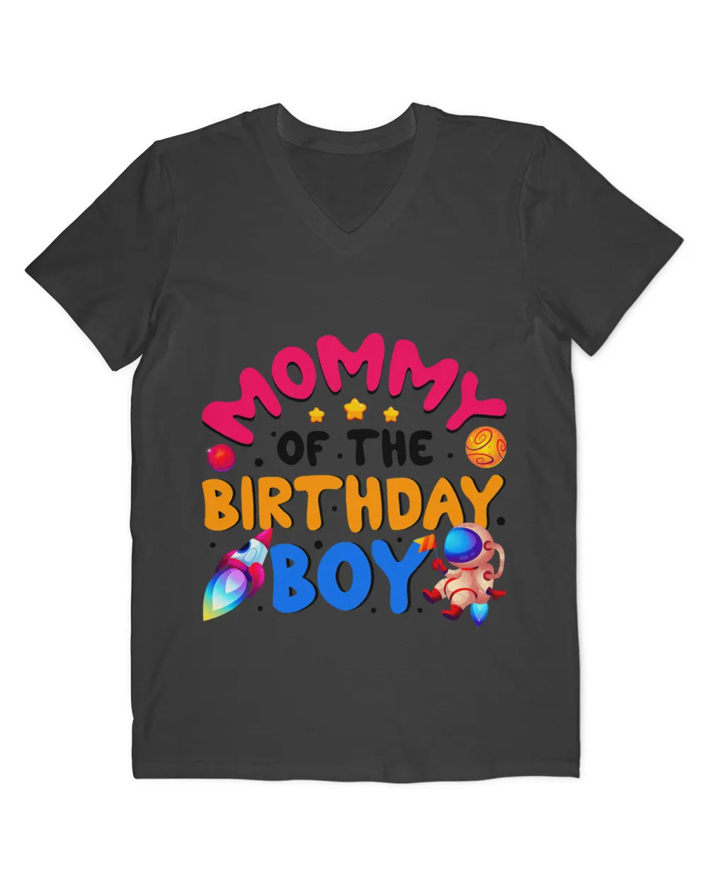 Mommy Of The Birthday Boy Mother Gift Astronaut Birthday
