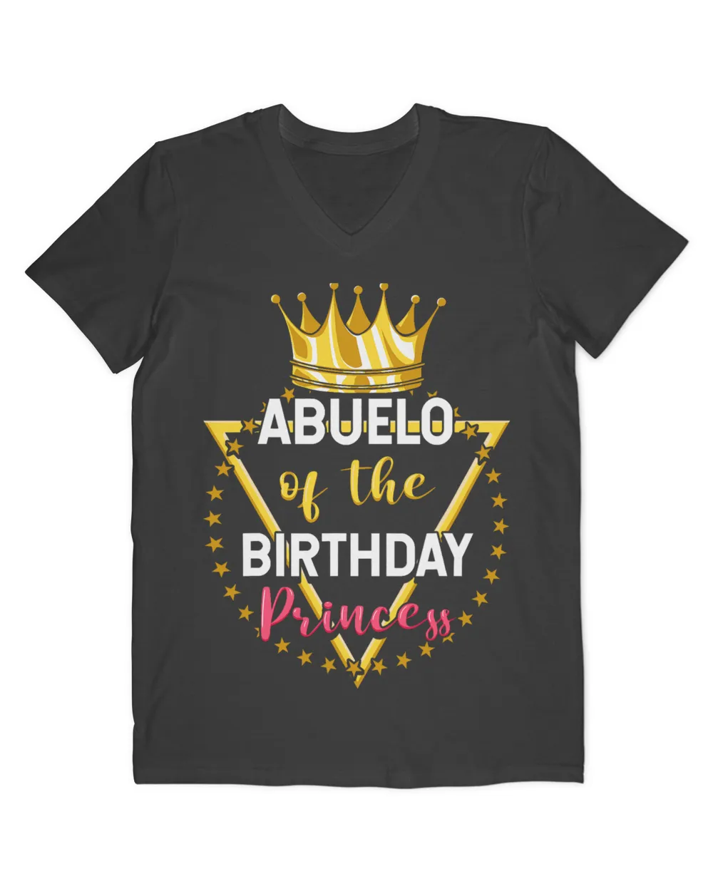 Abuelo Of The Birthday Princess Crown Girl Themed Bday Party