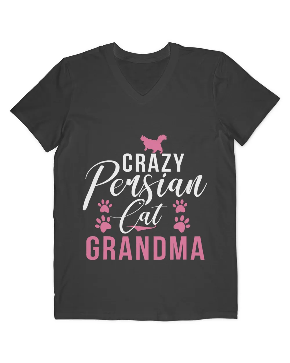 Crazy Persian Cat Grandma
