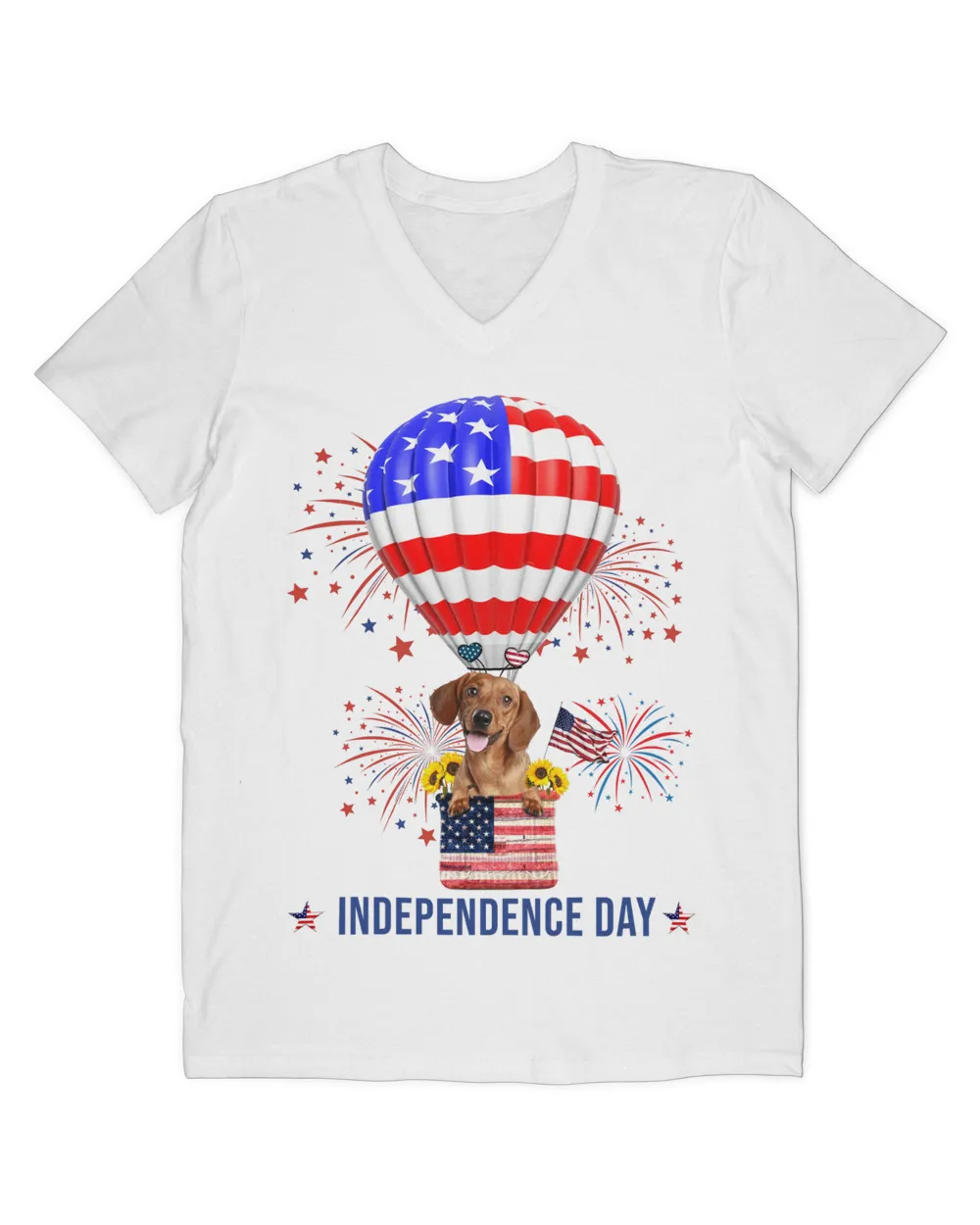 Dachshund Happy Independence Day