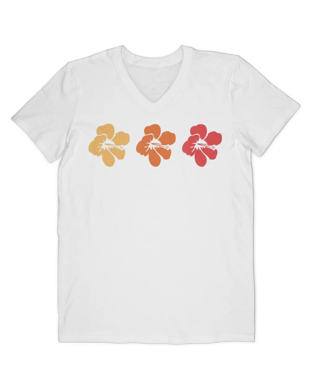 Distressed Haleiwa Hawaiian Flowers