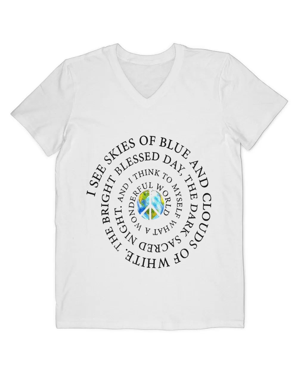 Hippie I See Skies Of Blue And Clouds 2