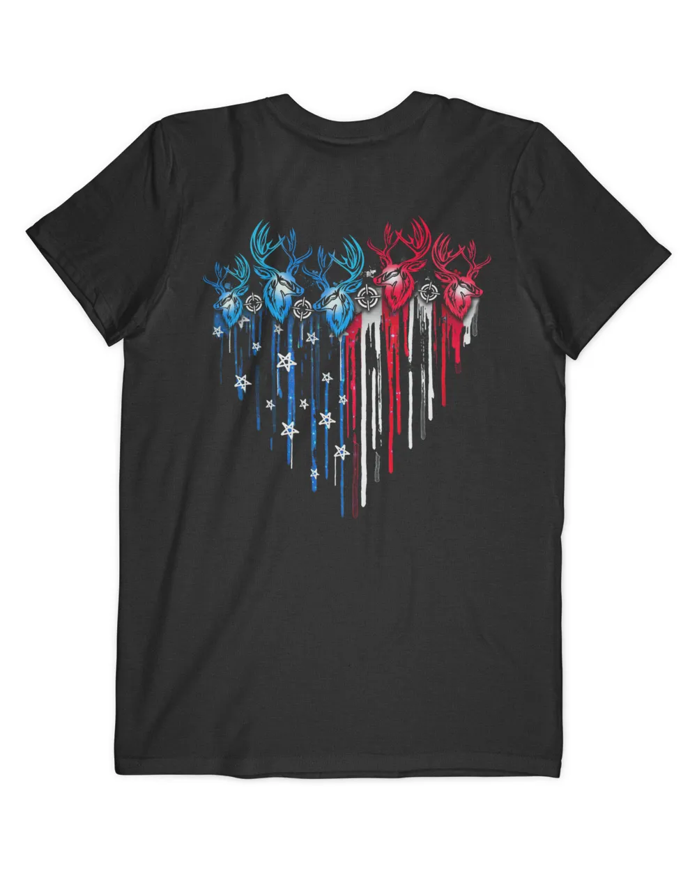 Hunting America Heart Flag