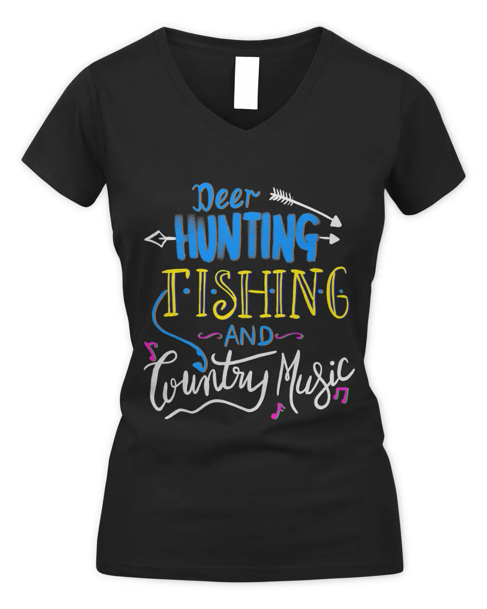 LongshanksTees Deer Hunting Fishing Country Music