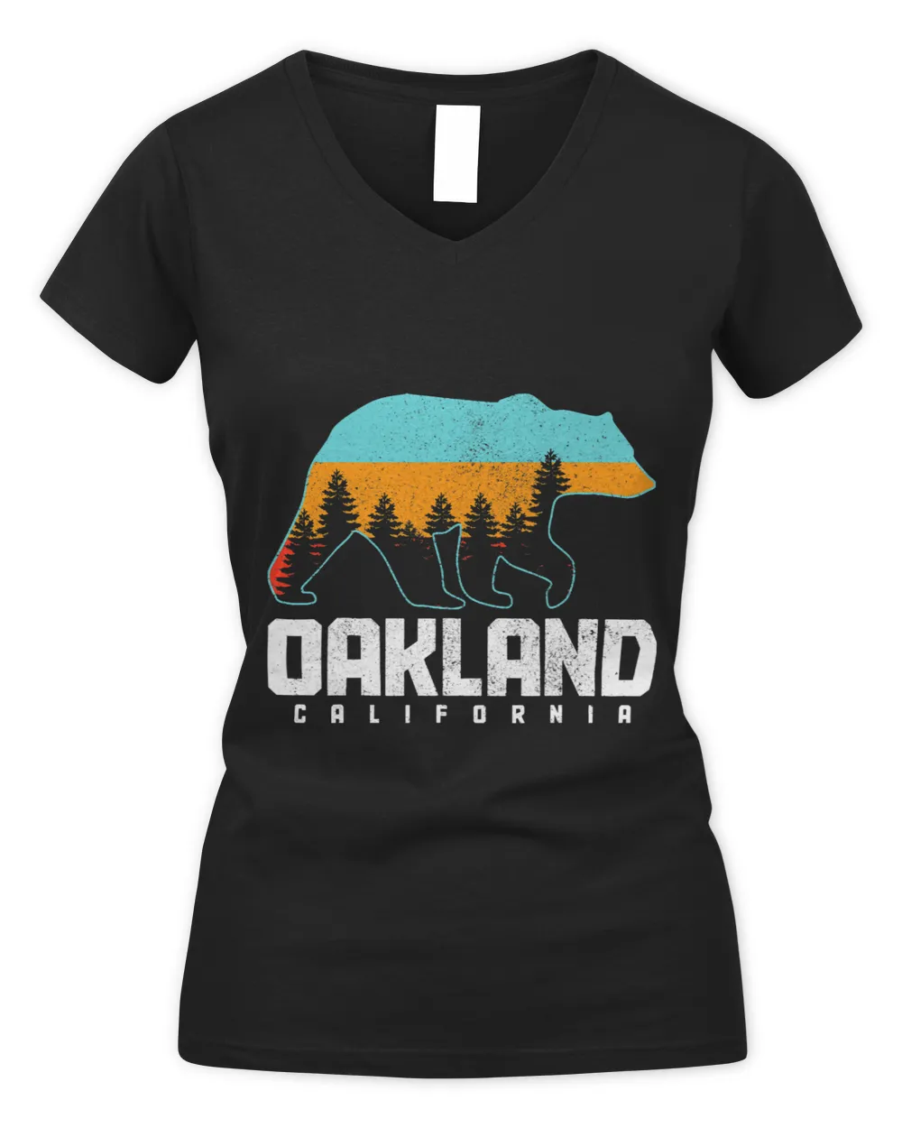 Oakland California Bear Pride Hiking Camping Vintage