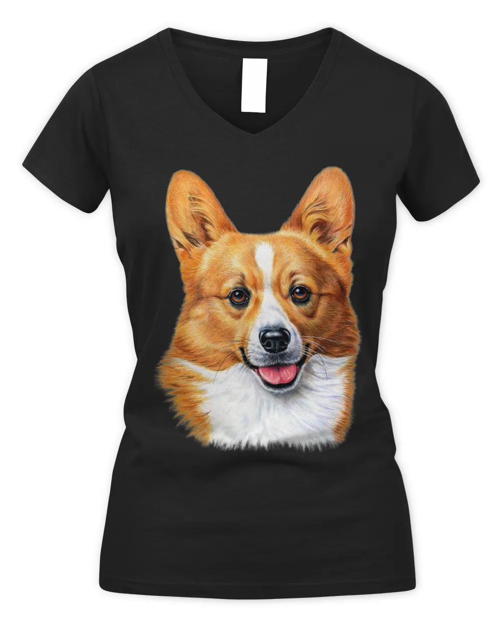 Face Portrait Drawing Painting Art Pembroke Welsh Corgi