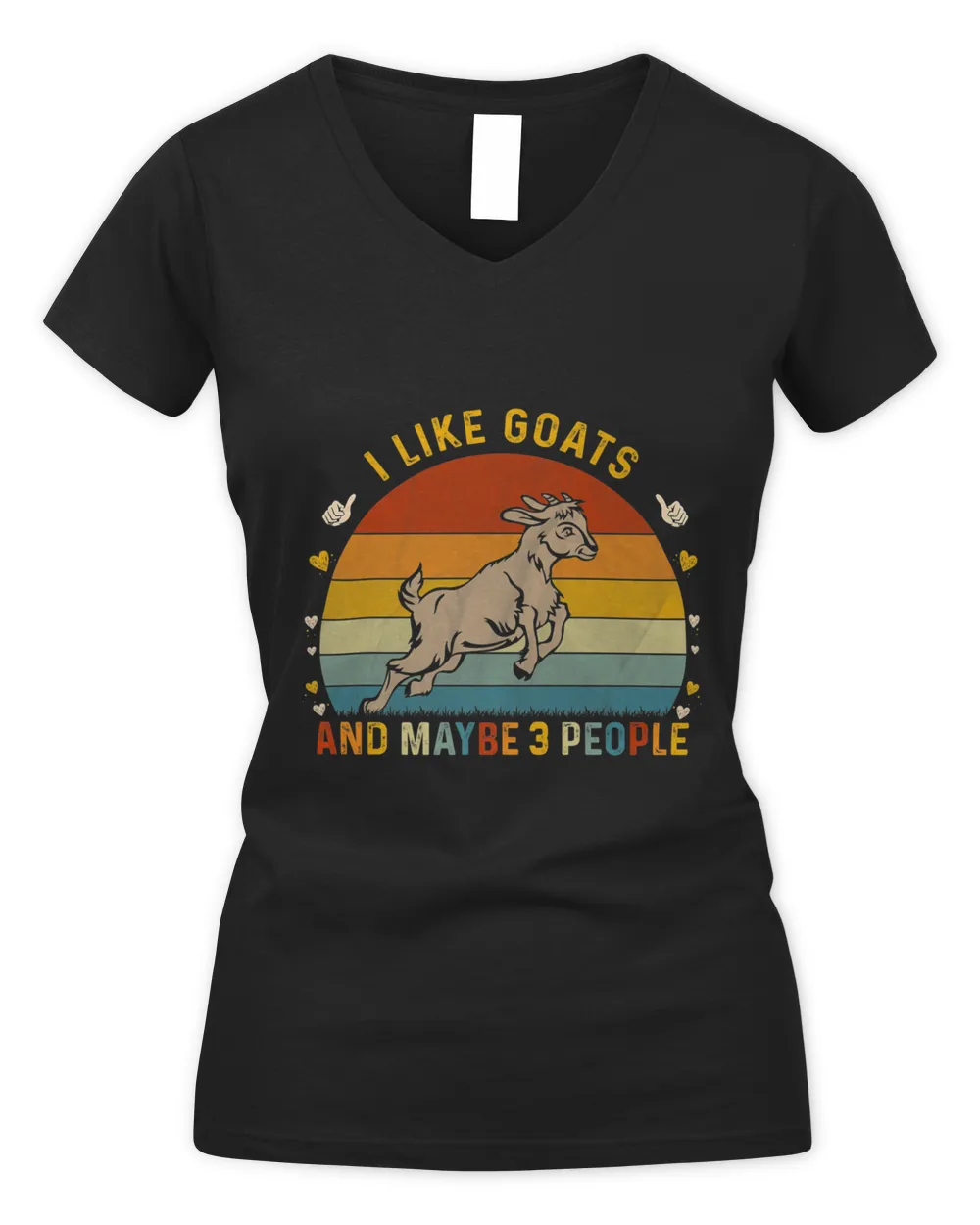 Animal Lover Sarcastic I Like Goats and Maybe 3 People
