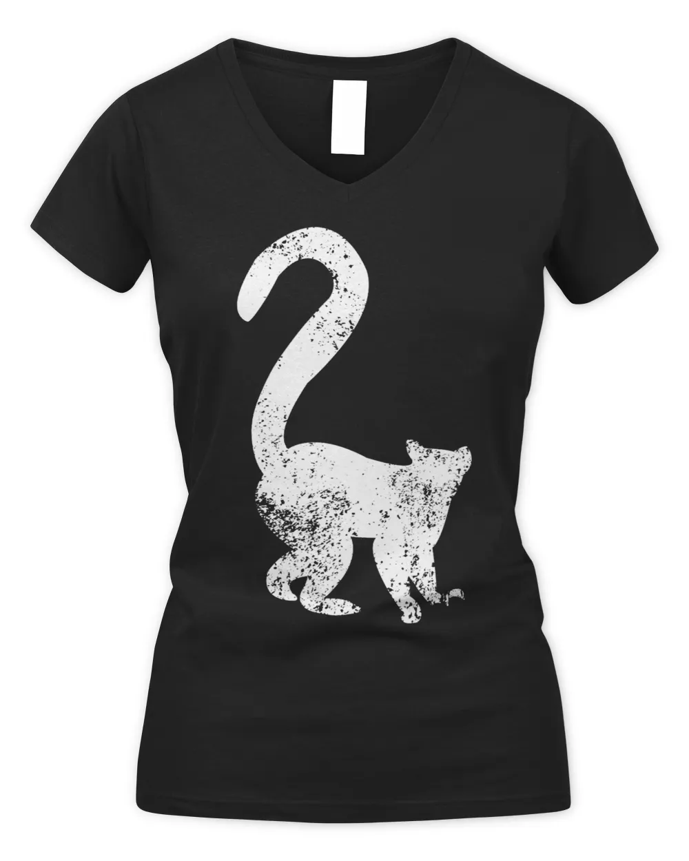 Grunge Lemur Print Vintage Lemur