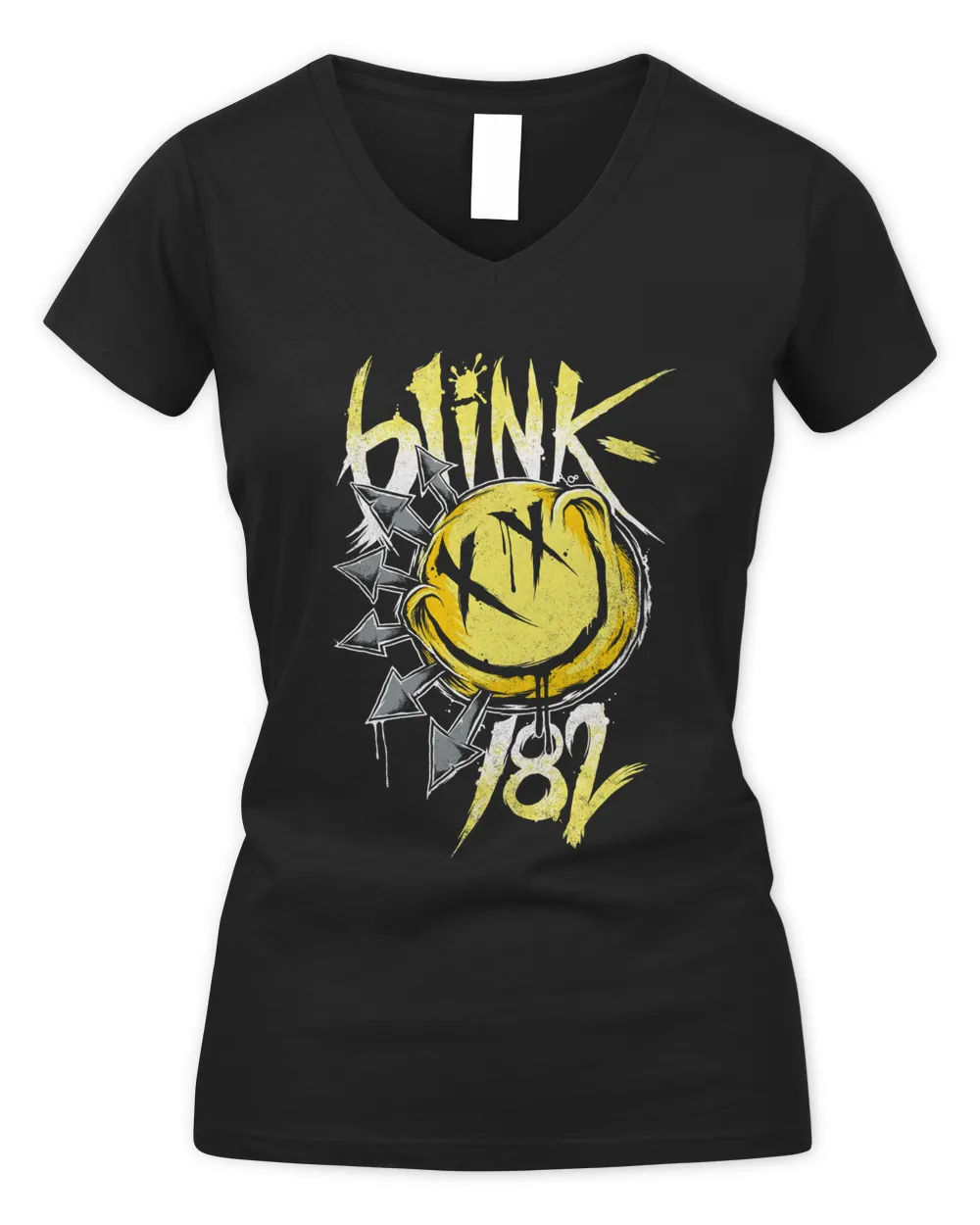 Blink 182 smiley face t-shirt