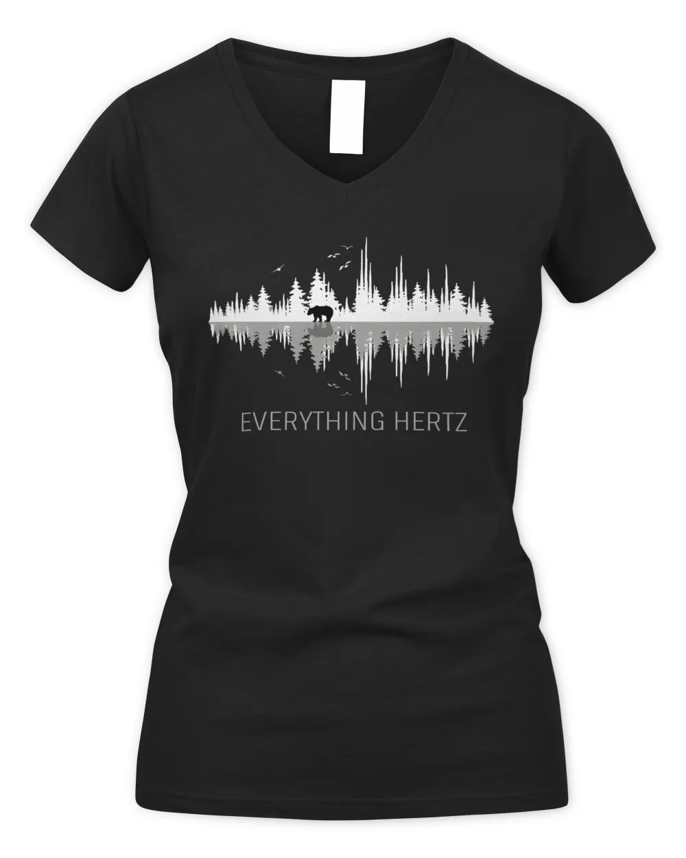 Everything Hertz Women's V-Neck T-Shirt black s