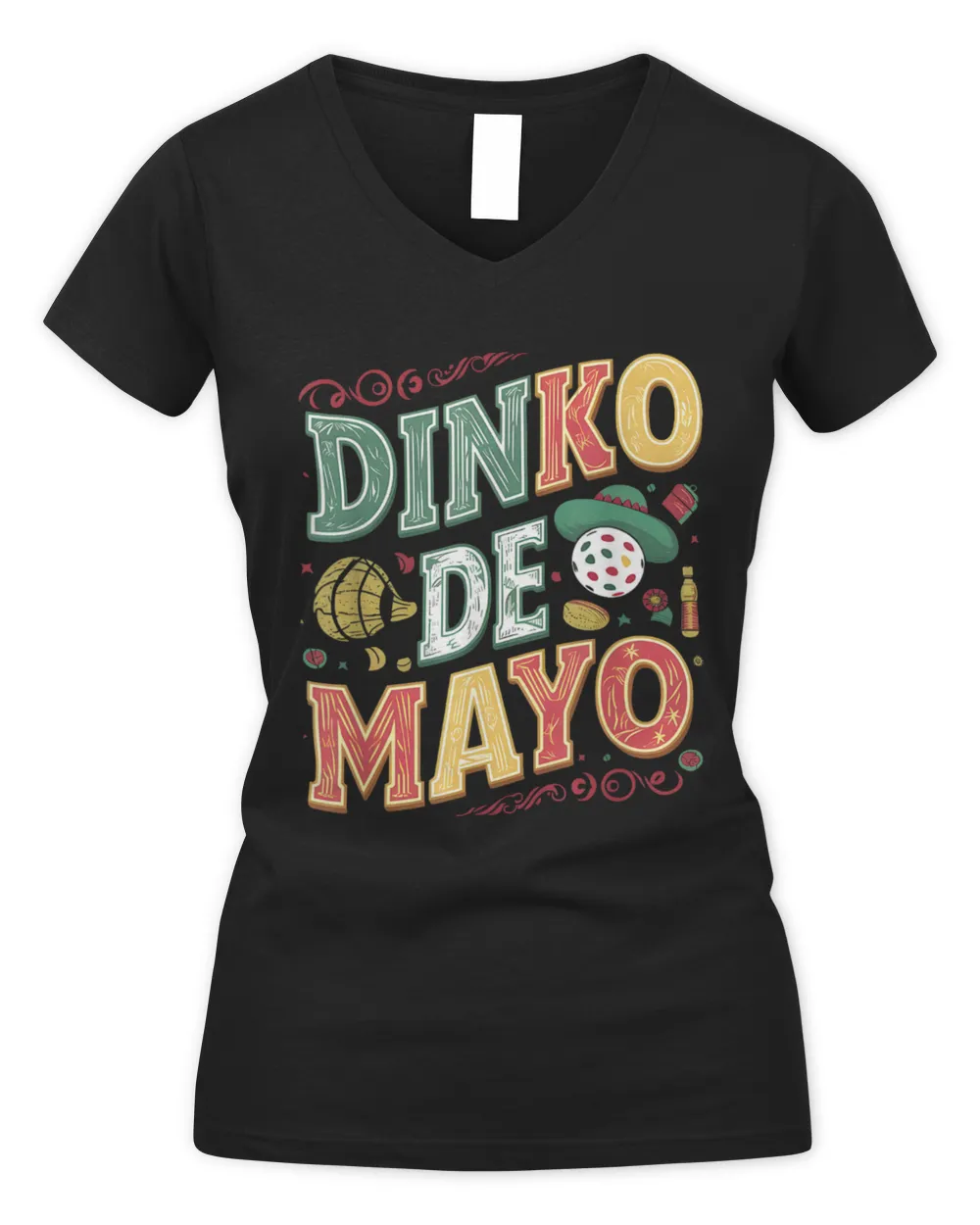 Cinco De Mayo Funny Pickleball T-Shirt