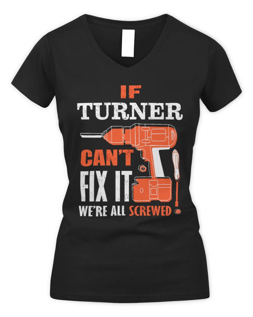 USL-11-Turner Women's V-Neck T-Shirt black s