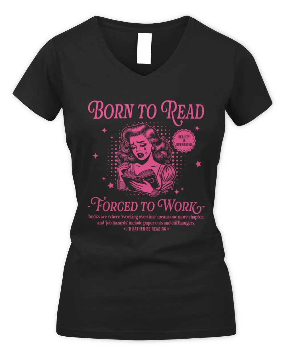 Born To Read, Forced To Work T-Shirt, Book Shirt, Funny Reader Book Shirt, Book Lover Shirt, Bookish Gift For Her