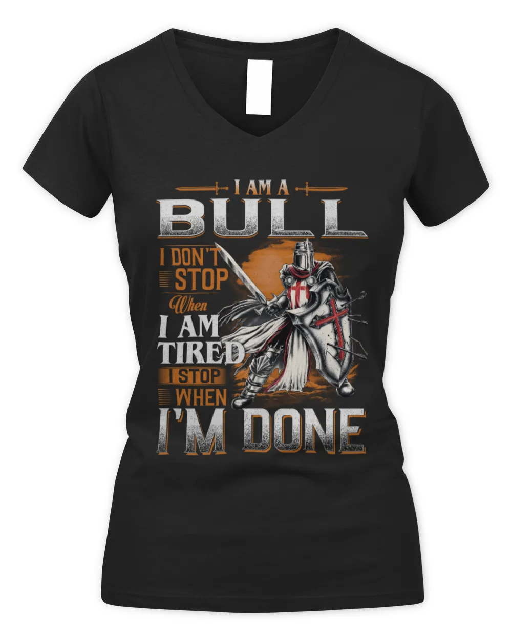 Fbus00383 Bull B5 Women's V-Neck T-Shirt black s