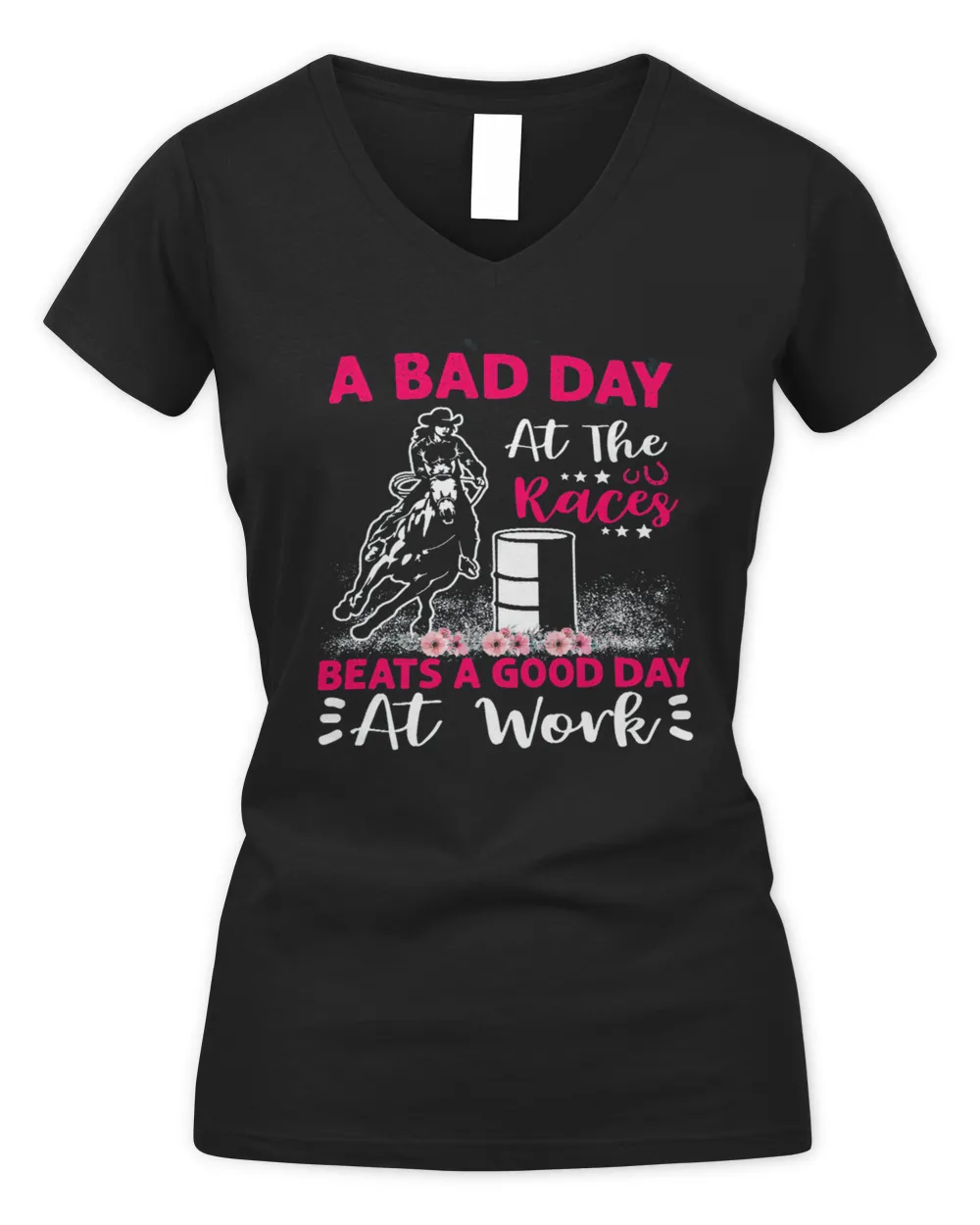 A Bad Day A T The Races Beats A Good Day At Work Shirt