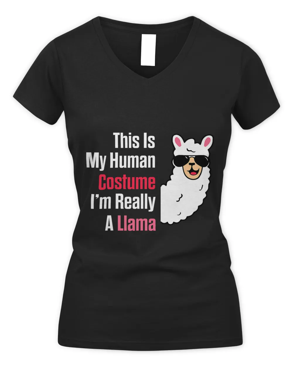 Halloween Funny This Is My Human Costume Im Really A Llama