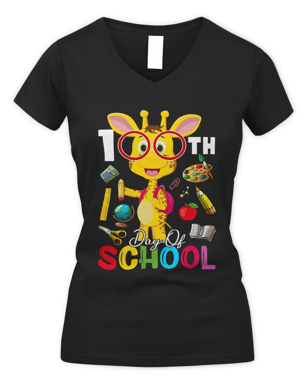 100th Day Of School Giraffe Lovers 100 Days Smarter Student