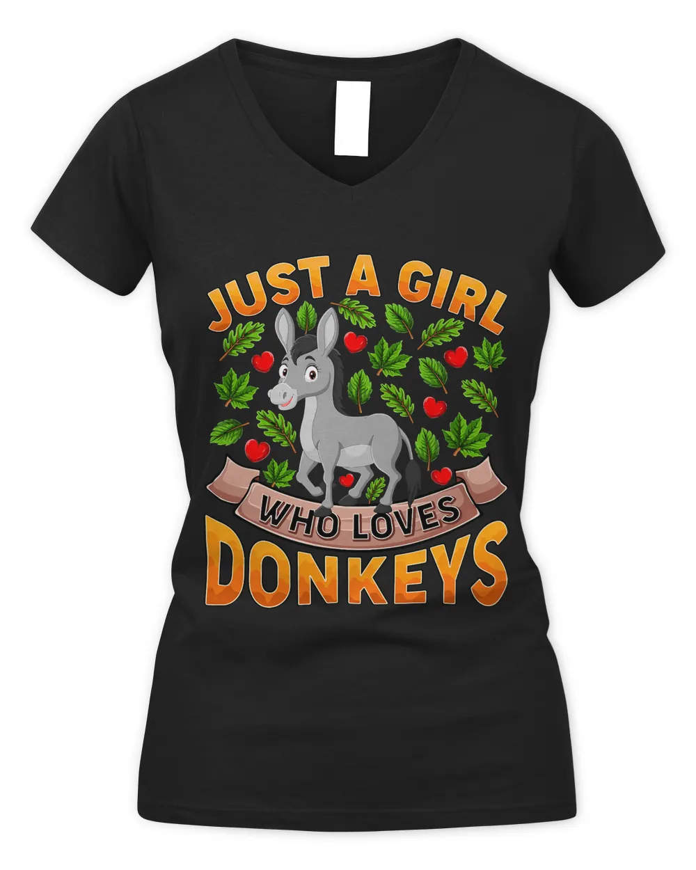 Funny Donkey Animal Lover Just A Girl Who Loves Donkeys 375