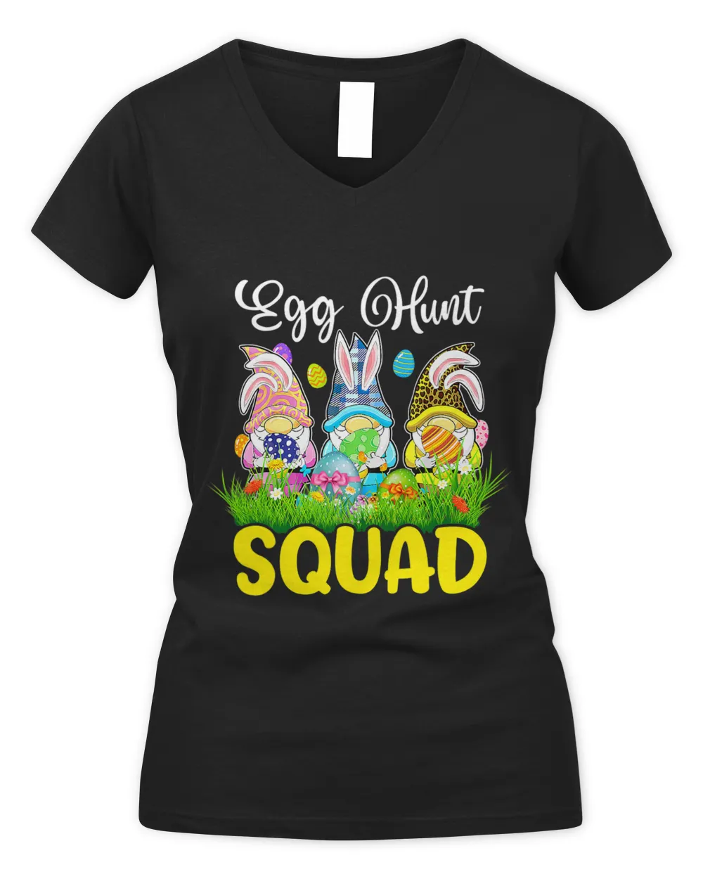 Egg Hunt Squad Gnomes Happy Easter Day Bunny Kids Boy Girl