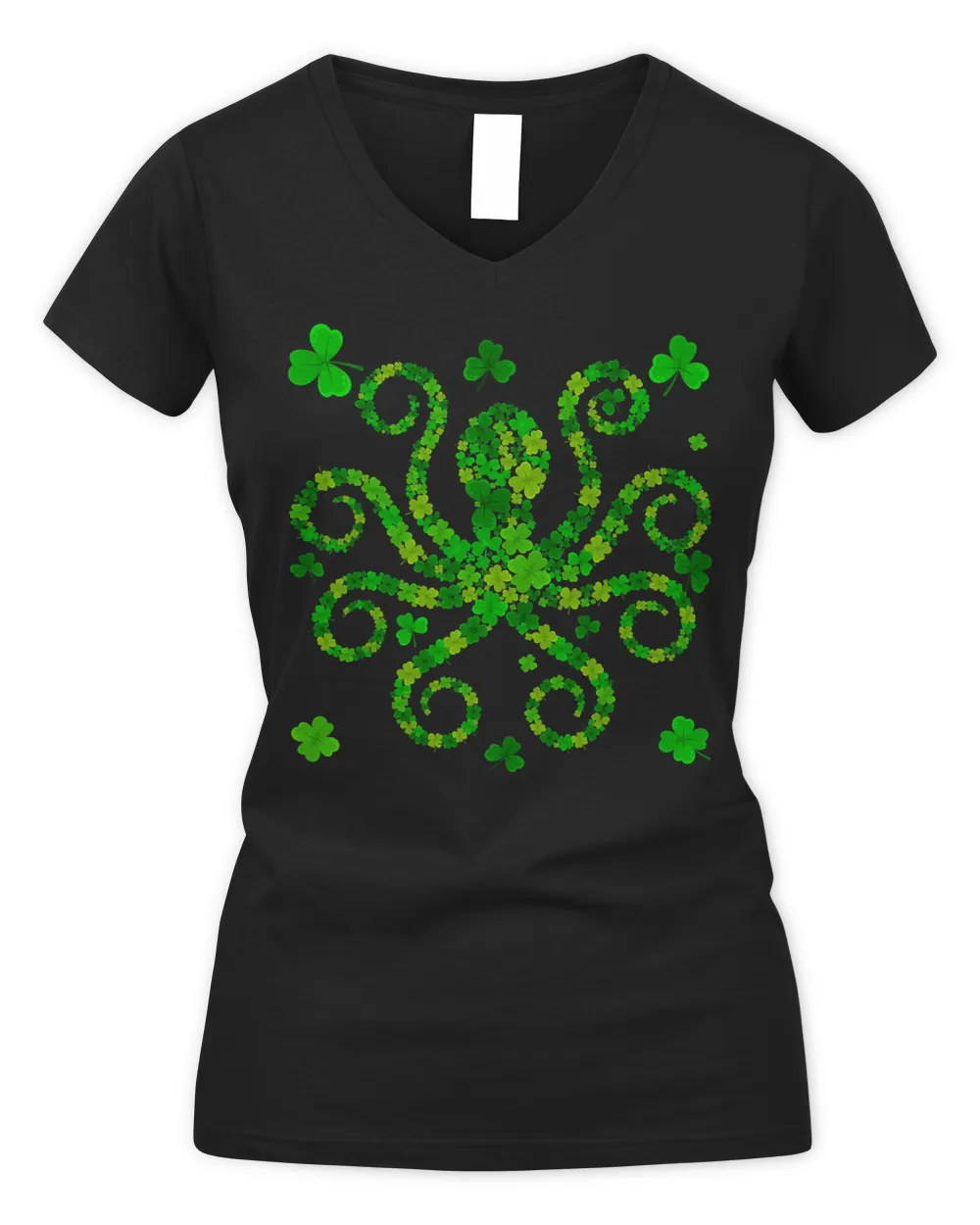 Cute Octopus Shamrock Irish Animals St Patricks Day T-Shirt