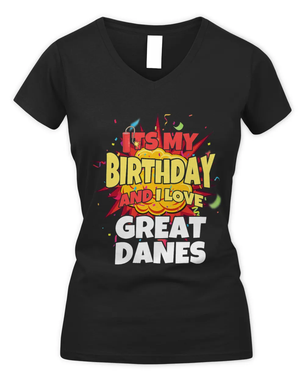 dog lover its my birthday and i love great danes great dane T-Shirt