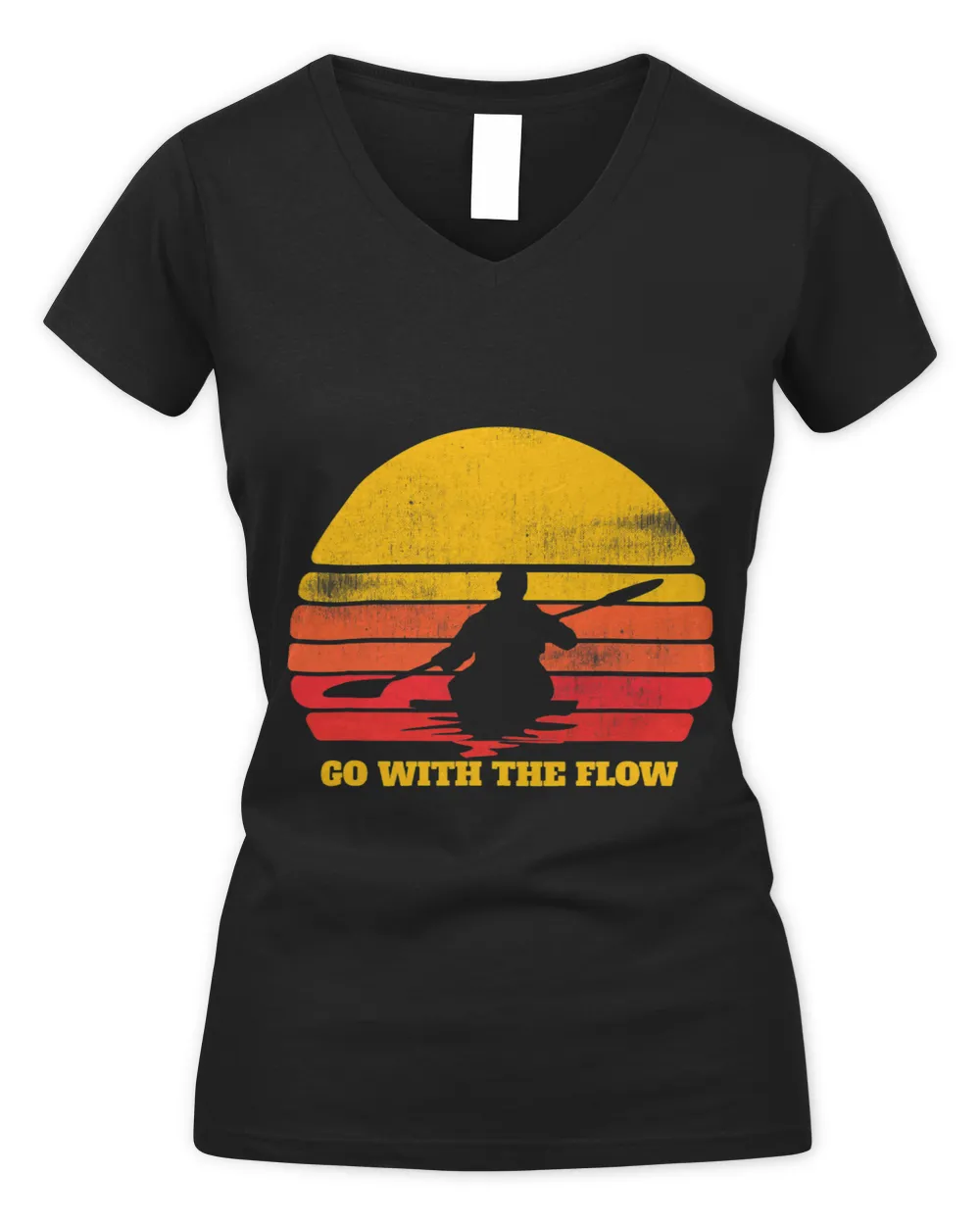 Kayak T Shirt Go With The Flow