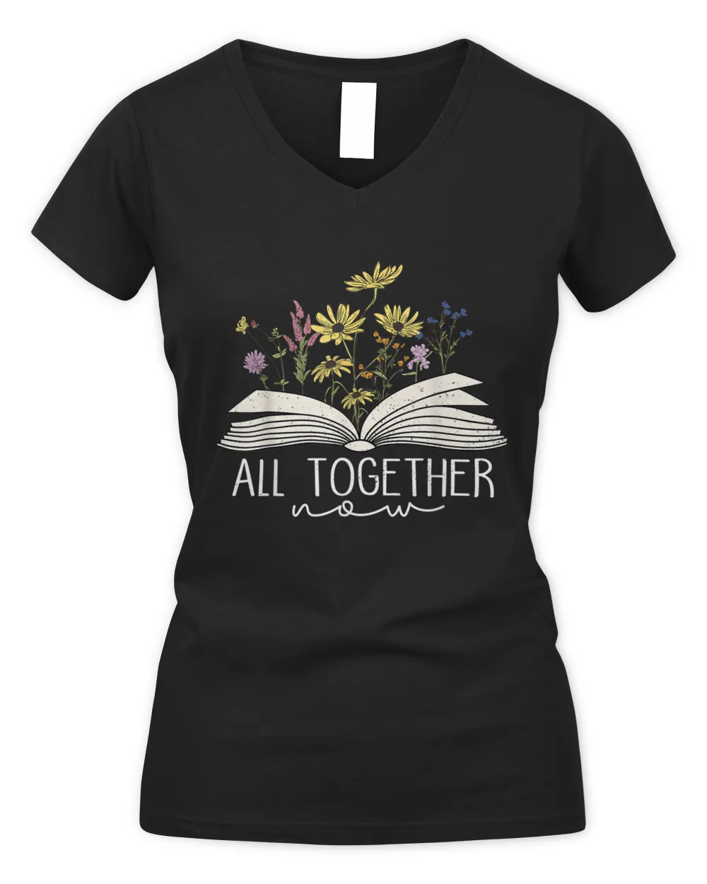All Together Now Floral Book Lovers