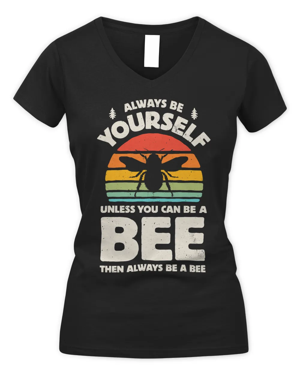 Bee Beekeeper Always Be Yourself Retro 70s Insect Beekeeper Beekeeping 76 Hive Beekeeping