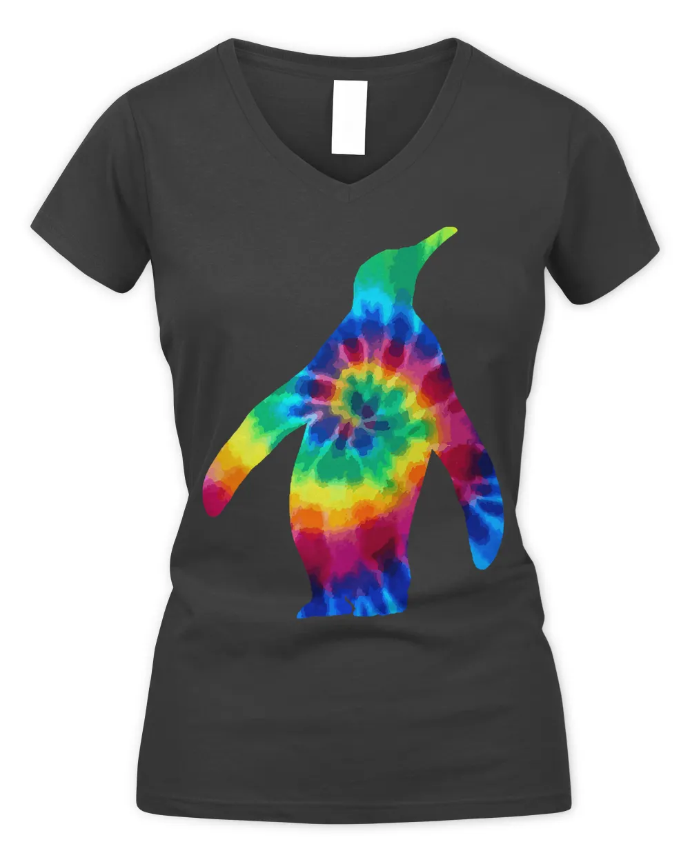 Penguin Tie Dye Vintage Hippie Penguin Lover T-Shirt