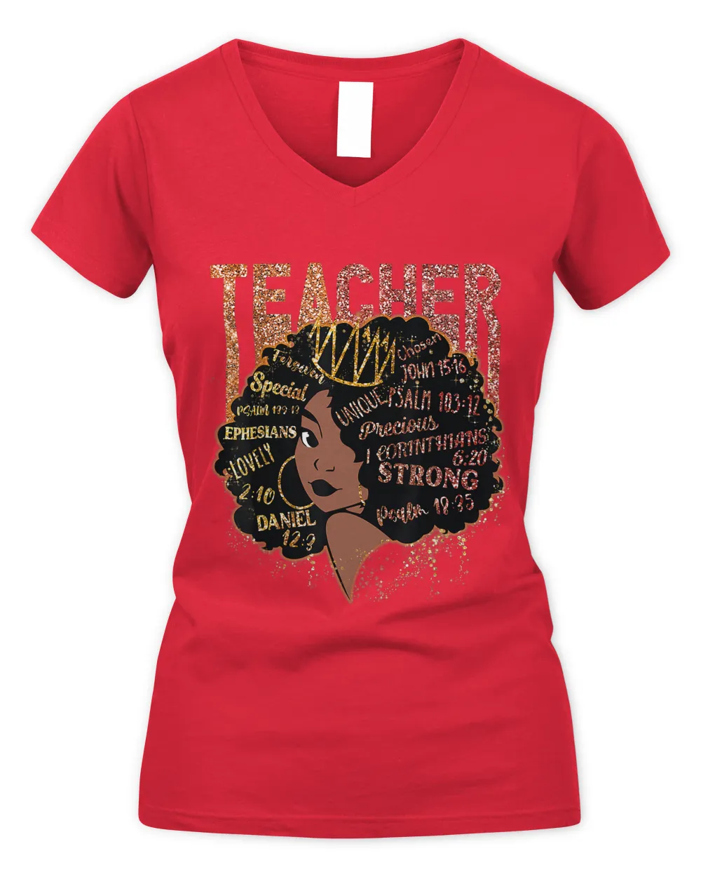 Black Woman Teacher Afro Shirt Black History Month Melanin 1