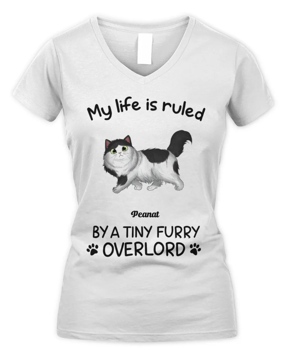 Cat Lovers - My Life Is Ruled By Cats - Personalized QTCAT040123A2