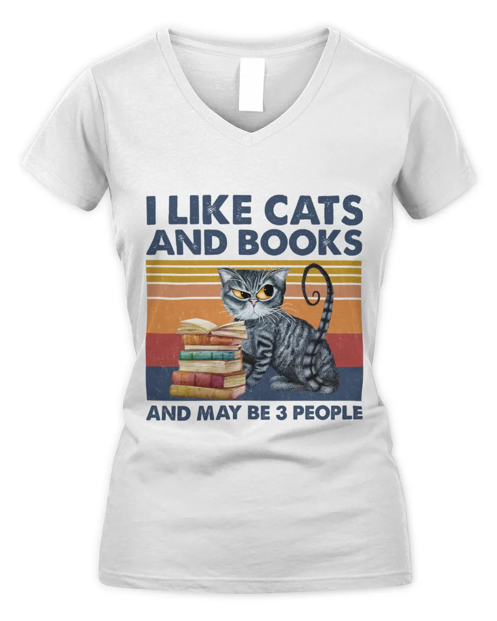 I like cats and books and maybe 3 people