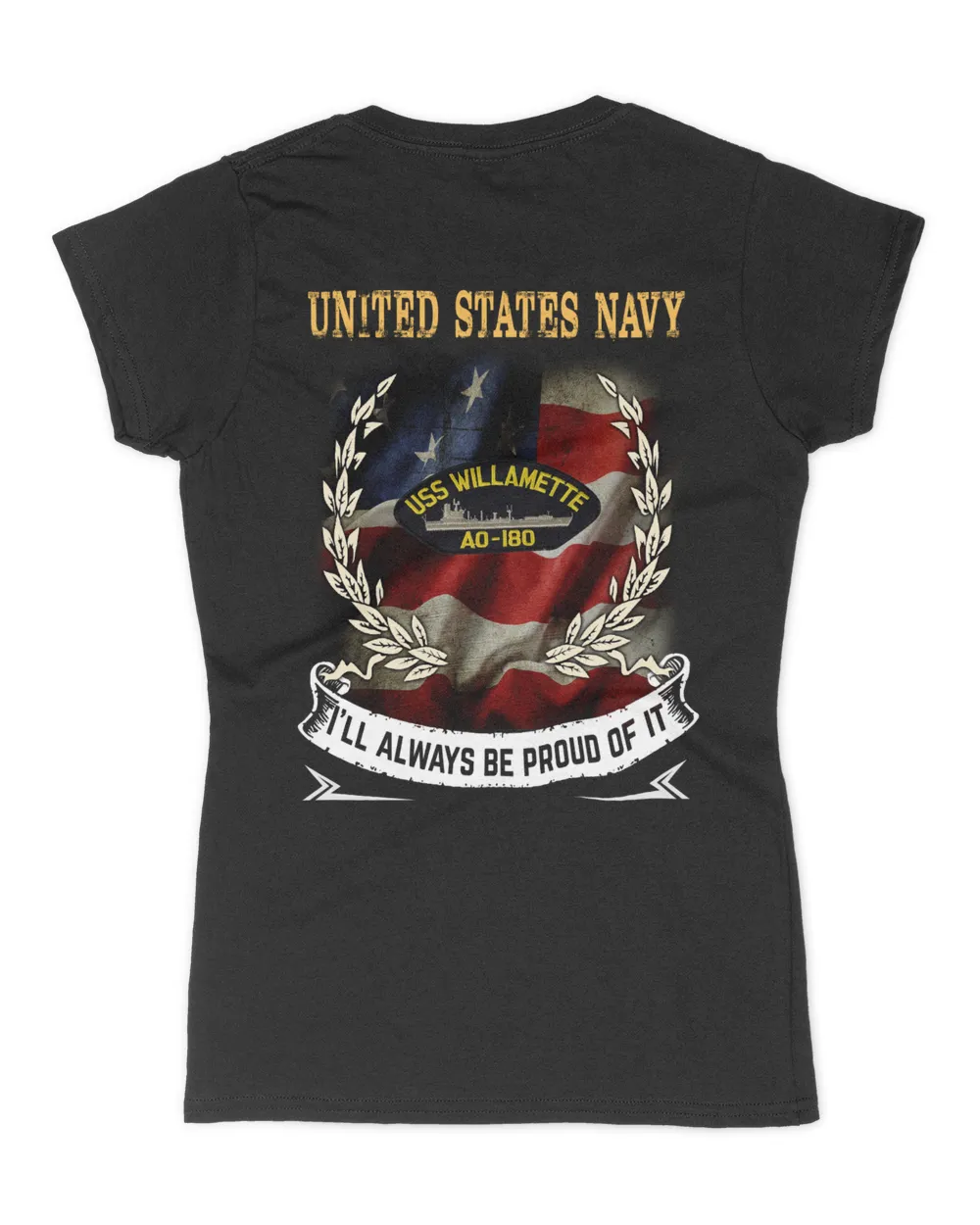 USS Willamette (AO-180)-1-1 Tshirt