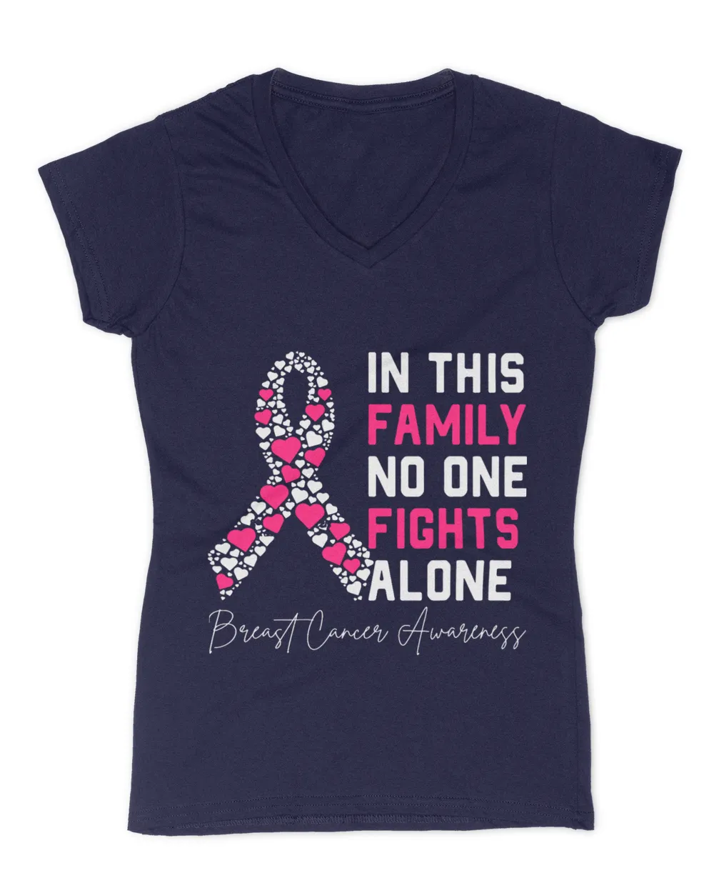 In This Family No One Fight Alone Breast Cancer Awareness 8