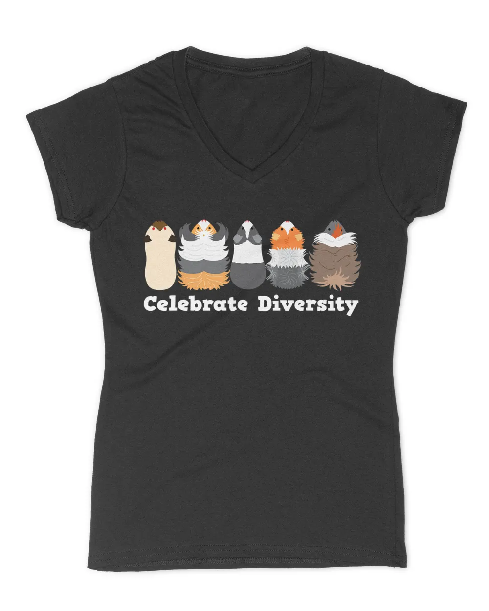 Funny 'Celebrate Diversity' Cute Shirt for Guinea Pig Lovers T-Shirt