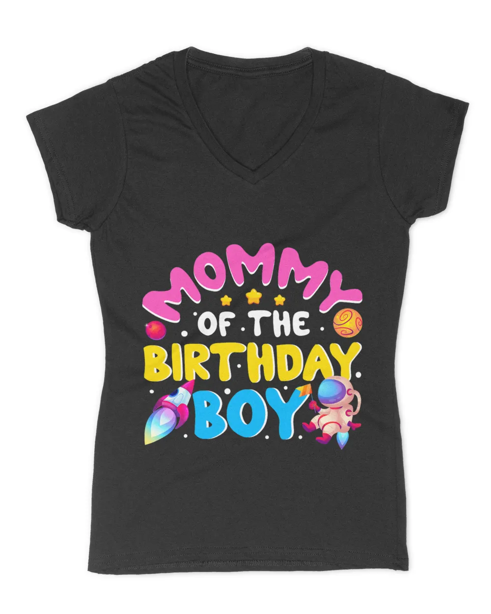 Mother Gift Astronaut Birthday Mommy Of The Birthday Boy