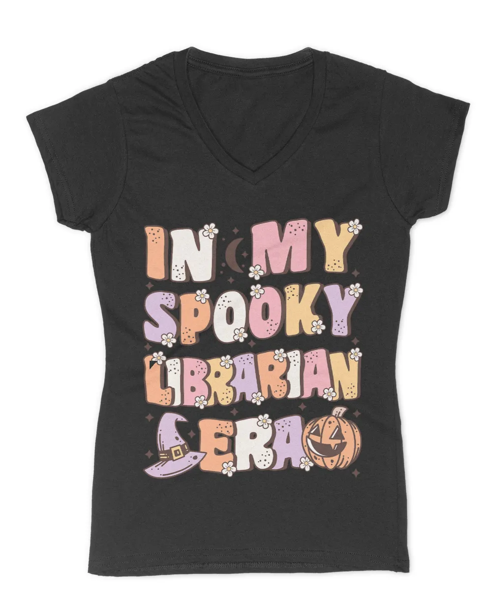 In My Spooky Librarian Era Groovy Halloween School Librarian