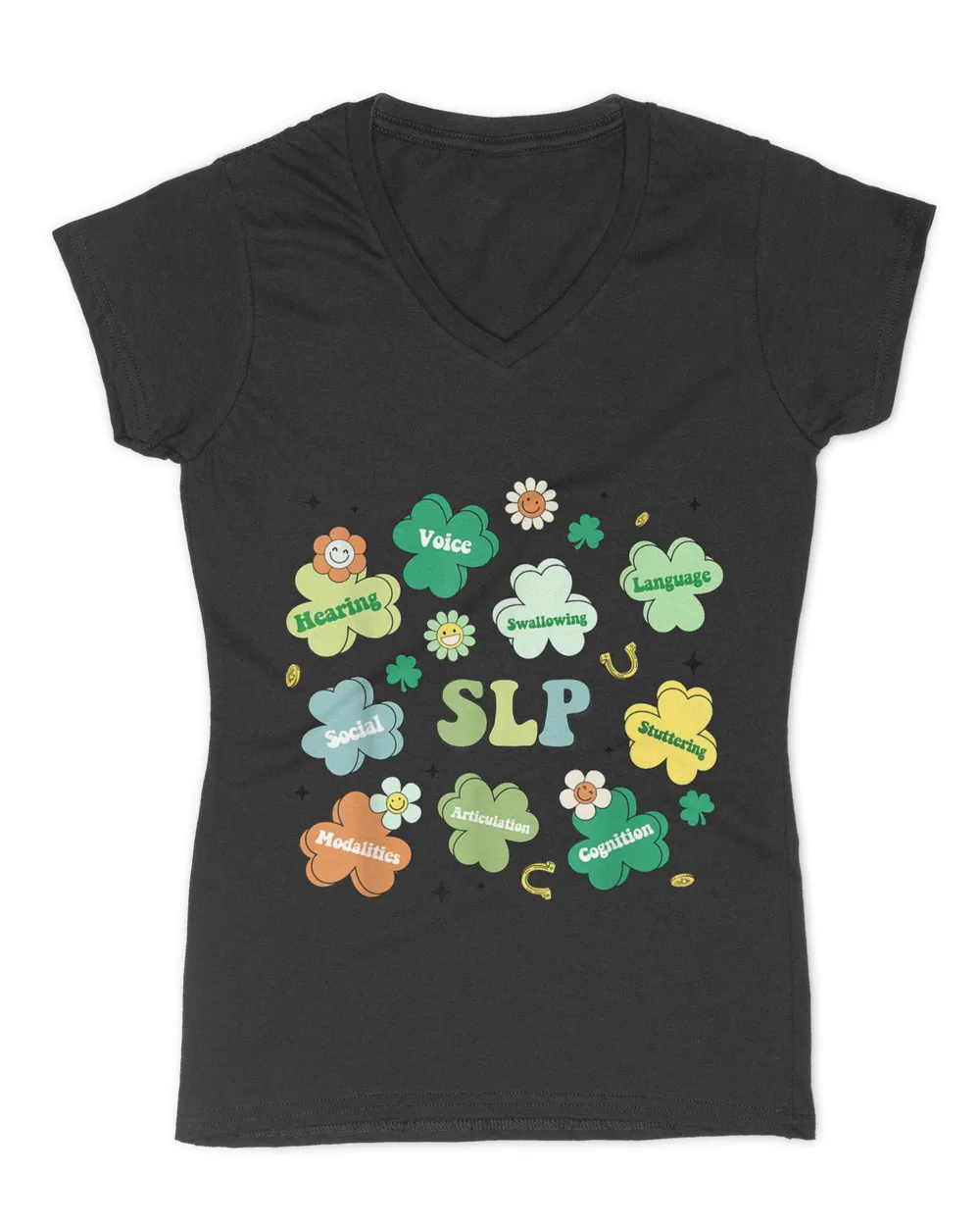 Speech Therapist St Patricks Day Retro Speech Ther