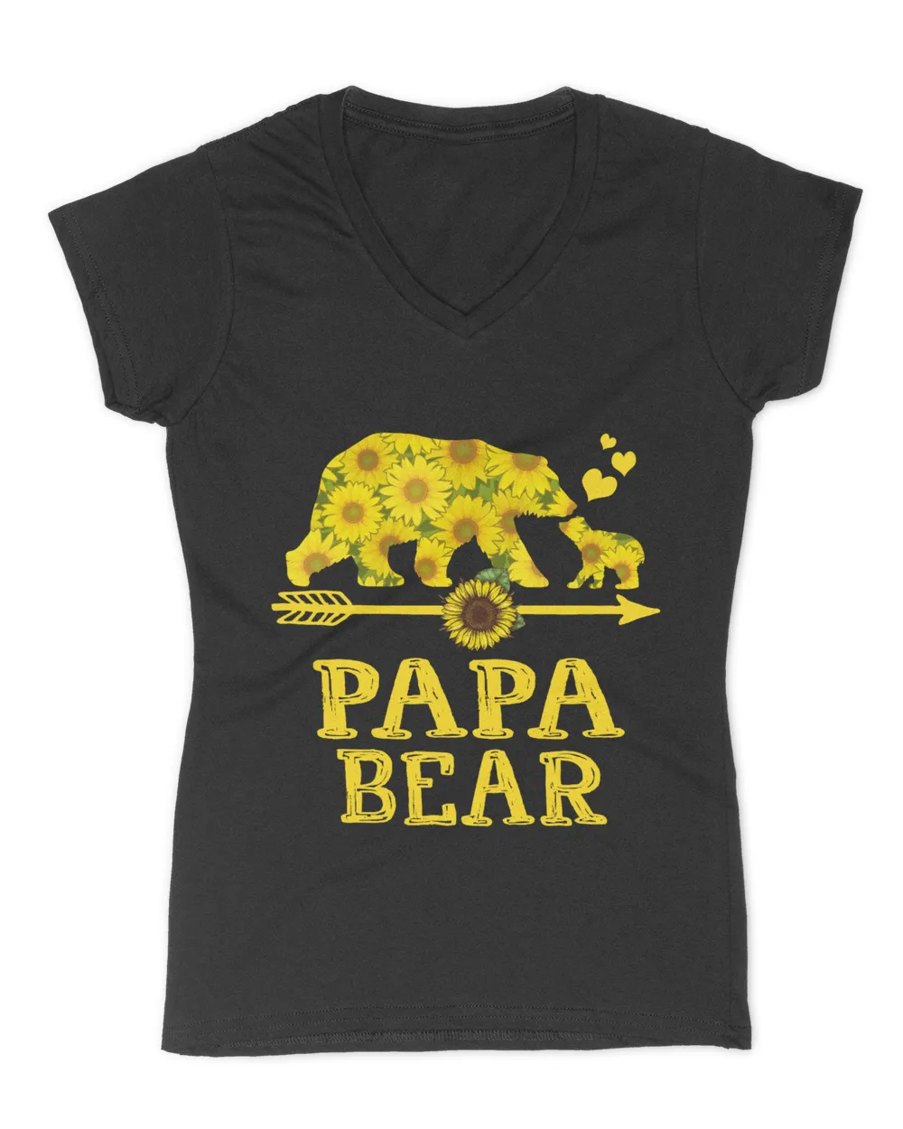 Papa Bear Sunflower Fathers Day