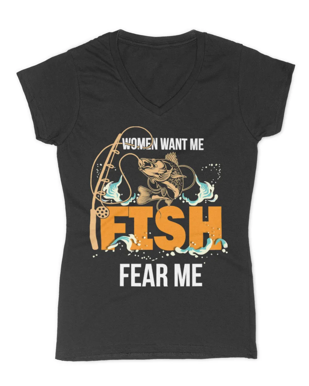 Fishing Fish Fish Fear Me Funny Fishing 169 Fisher Hook Classic T-Shirt
