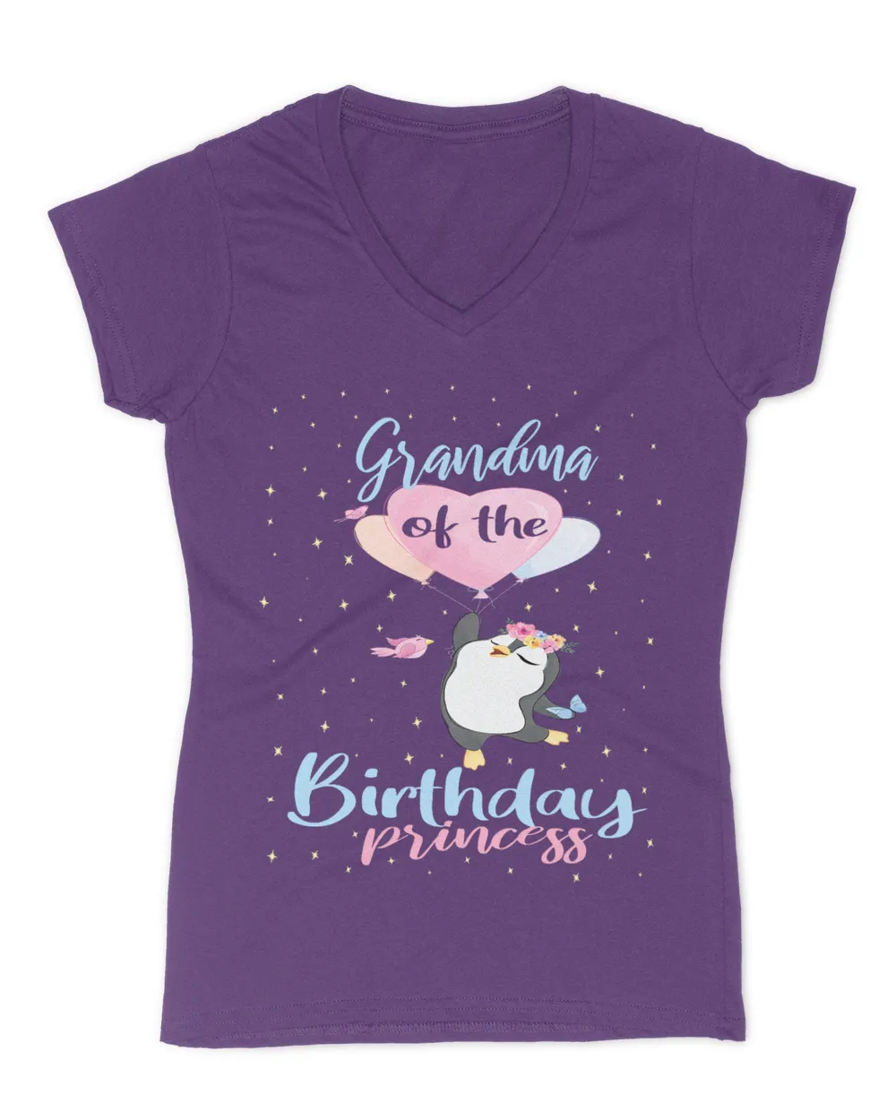 Grandma Of The Birthday Princess Penguin Girls Bday Party