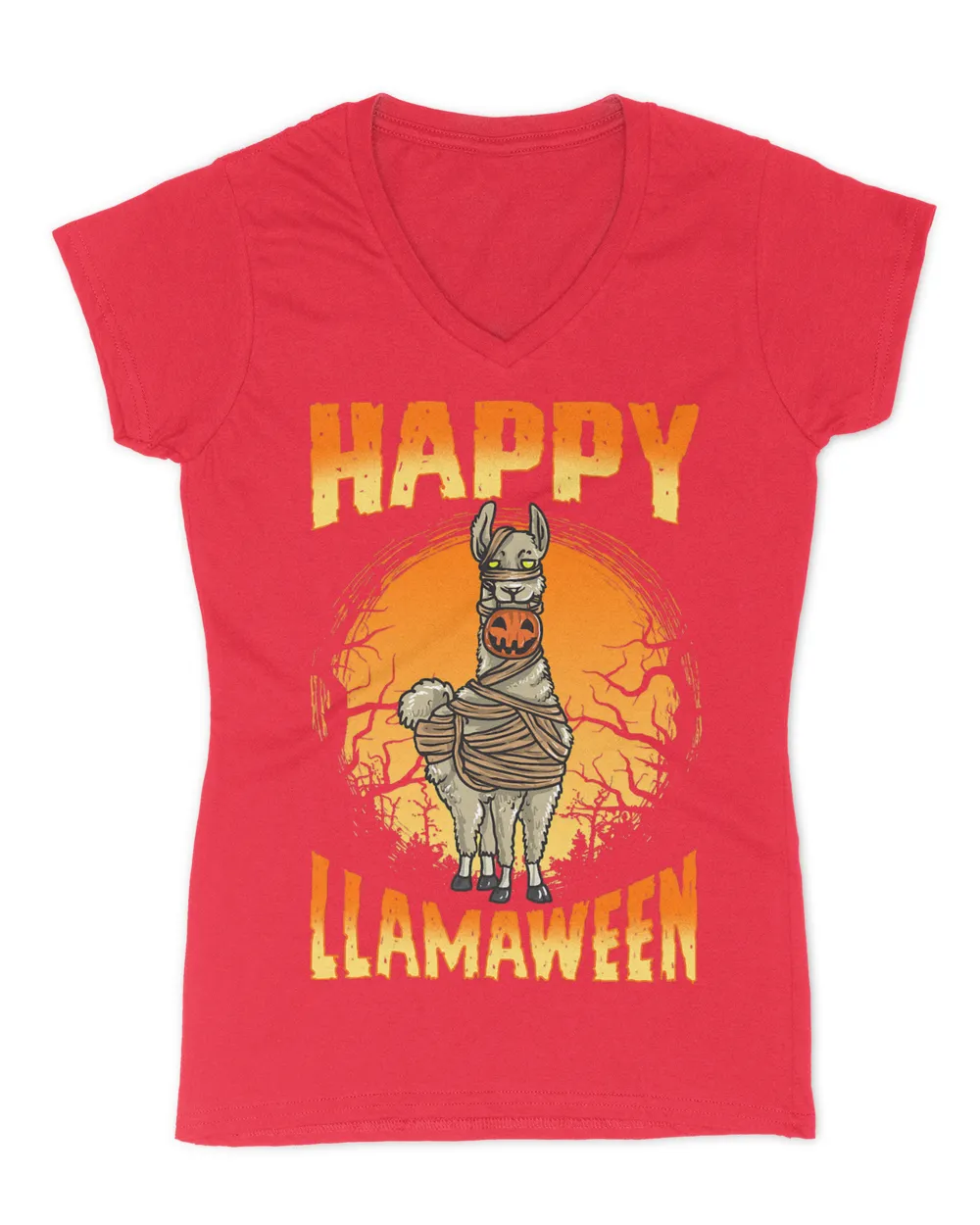 Happy Llamaween Funny Halloween Alpaca Zombie Party Costume