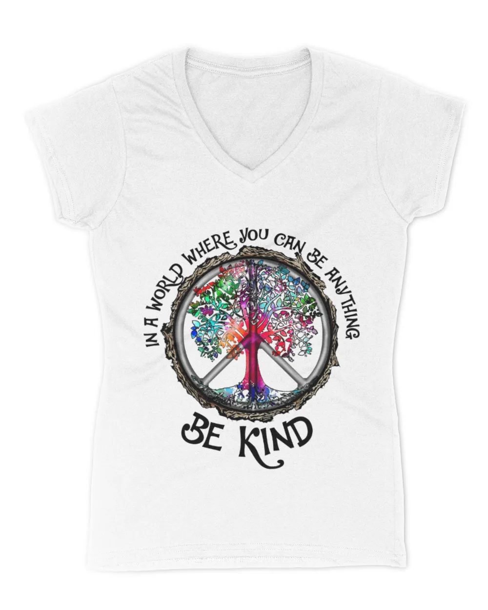 Hippie In a worl Where you can be anything - Be Kind