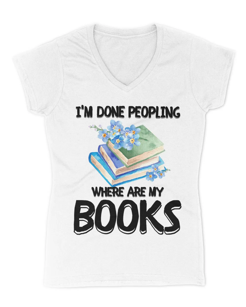 I'M DONE  PEOPLING. WHERE ARE MY BOOKS
