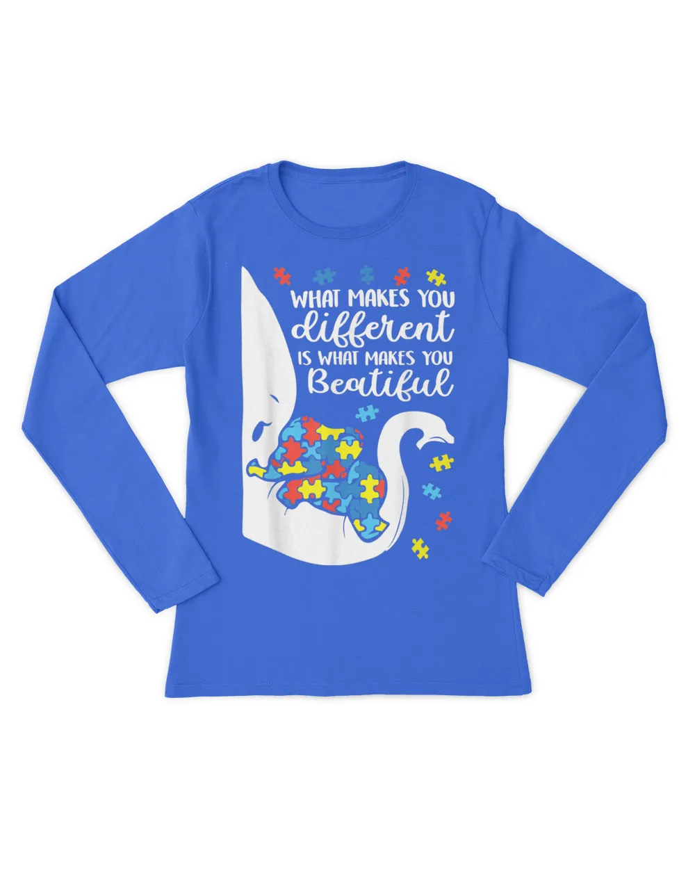 Autism Elephant Mom Shirt What Makes You Different Awareness T-shirt_design