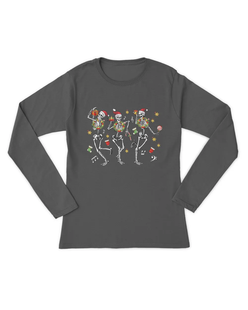 Skeleton Dancing Christmas Funny Christmas Sweatshirt