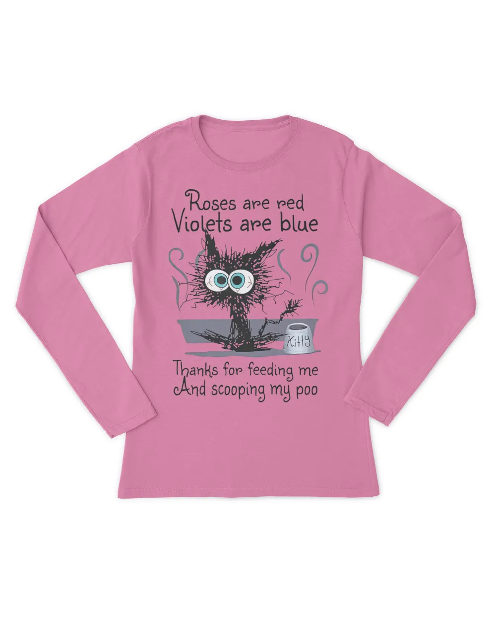 Roses Are Red Violets Are Blue Funny Black Cat Cat QTCAT151222A4