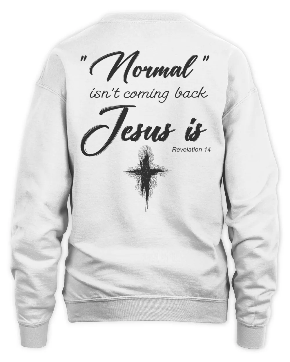 Normal Isn't Coming Back Jesus is Relevation 14 Double Sides